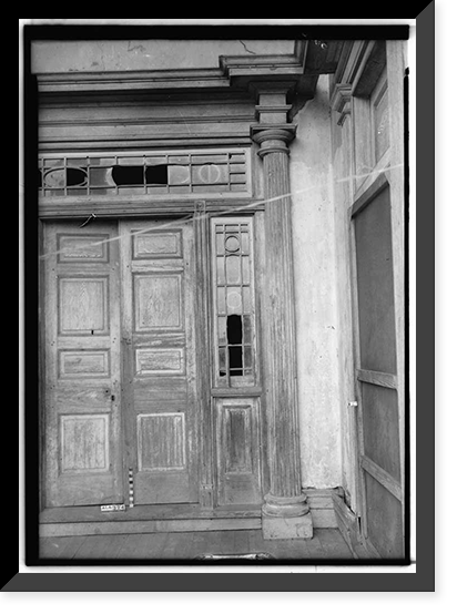 Saunders-Goode-Hall House, State Highway 101, Town Creek vicinity, Lawrence County, AL - 30, Vintage Print