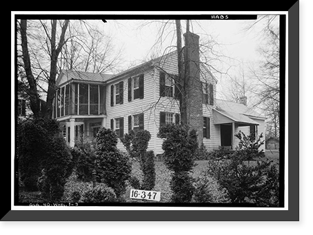 General Joseph Wheeler House, State Highway 20, Wheeler, Lawrence County, AL - 3, Vintage Poster