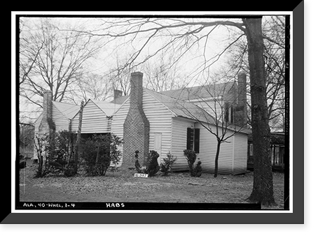 General Joseph Wheeler House, State Highway 20, Wheeler, Lawrence County, AL - 4, Historic Reproduction