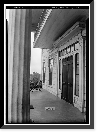 James Ellington House, Oak Bowery Road vicinity, Gold Hill, Lee County, AL - 4, Antique Wall Art