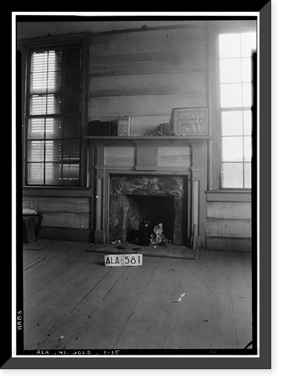 James Ellington House, Oak Bowery Road vicinity, Gold Hill, Lee County, AL - 15, Vintage Wall Art