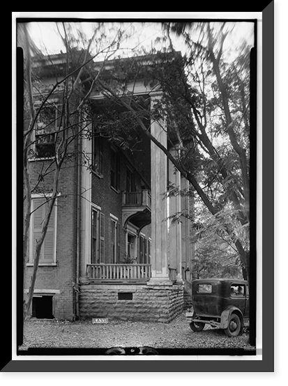 Jones-Coman-Westmoreland House, 517 South Clinton Street, Athens, Limestone County, AL - 4, Antique Print