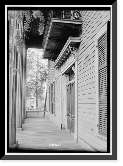Historic Framed Print, Haygood House, State Highway 97 (County Road 29), Lowndesboro, Lowndes County, AL - 14,  17-7/8" x 21-7/8"