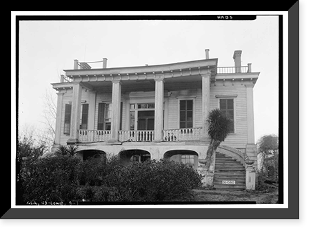 Wooten-Meadows House, State Highway 97 (County Road 29), Lowndesboro, Lowndes County, AL Classic, Vintage Print