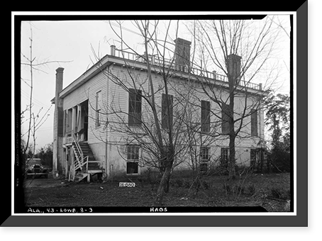 Wooten-Meadows House, State Highway 97 (County Road 29), Lowndesboro, Lowndes County, AL - 3 Classic, Vintage Print