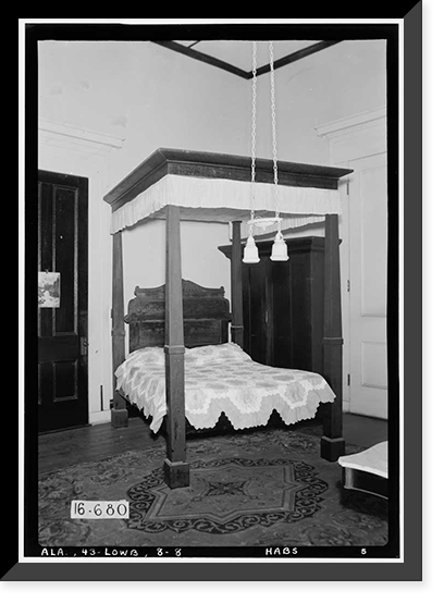 Wooten-Meadows House, State Highway 97 (County Road 29), Lowndesboro, Lowndes County, AL - 8, Vintage Print