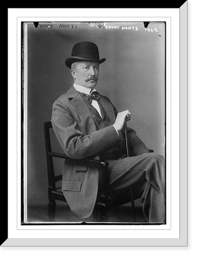Count Monts, seated, Dillon.Dillon, Historic Reproduction