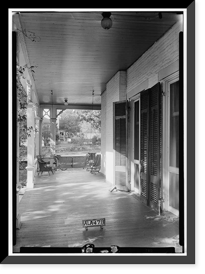 Boswell-McClung House, 415 McClung Street, Huntsville, Madison County, AL - 4, Historic Reproduction