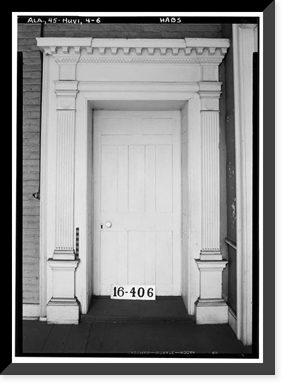 Pope-Spragins House, 407 Echols Avenue, Huntsville, Madison County, AL - 6, Historic Print