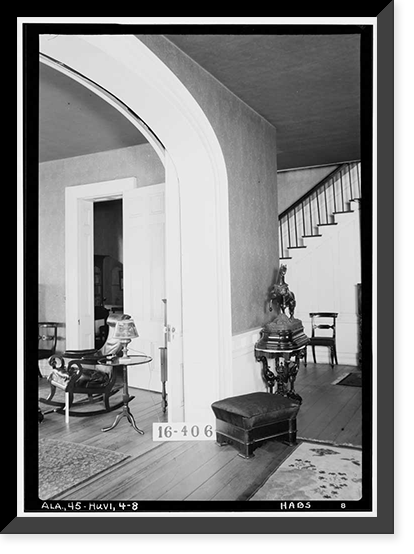 Pope-Spragins House, 407 Echols Avenue, Huntsville, Madison County, AL - 8, Antique Poster