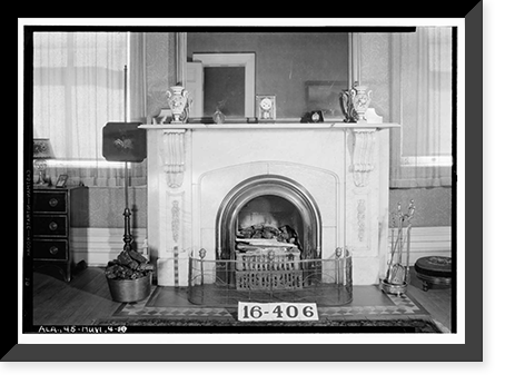 Pope-Spragins House, 407 Echols Avenue, Huntsville, Madison County, AL - 11, Historic Reproduction
