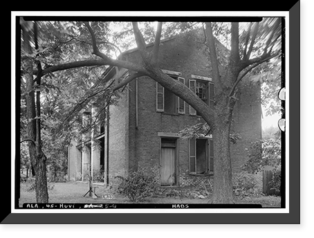 J. Withers Clay House, 513 Eustis Avenue, Huntsville, Madison County, AL - 6, Antique Poster