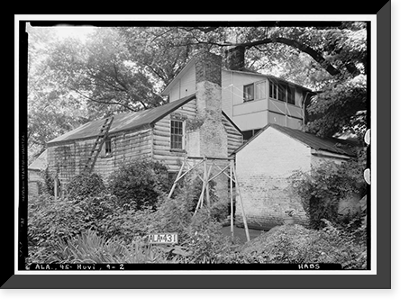 Historic Framed Print, Cabiness House, 603 Randolph Street, Huntsville, Madison County, AL - 2,  17-7/8" x 21-7/8"