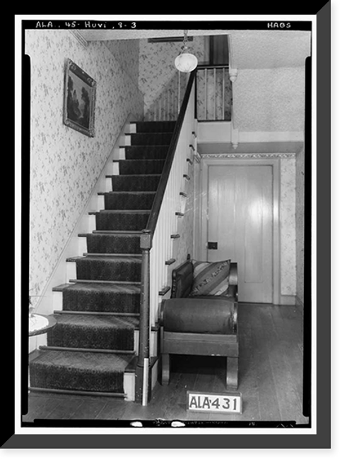 Historic Framed Print, Cabiness House, 603 Randolph Street, Huntsville, Madison County, AL - 3,  17-7/8" x 21-7/8"