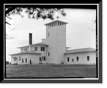 Redstone Arsenal, Fire Station No. 3, Redstone Road between Post & Line Roads, Huntsville vicinity, Madison County, AL - 3, Vintage Wall Art