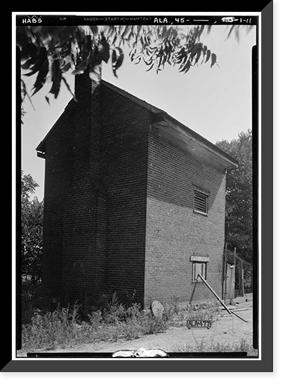 David Wade House, Bob Wade Lane, Huntsville, Madison County, AL - 11, Vintage Print