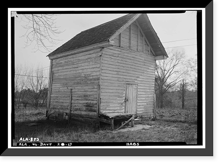 Magnolia Grove, State Highway 25, Dayton, Marengo County, AL - 13, Vintage Print
