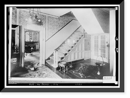 Bluff Hall, 407 North Commissioners Avenue, Demopolis, Marengo County, AL - 6, Vintage Print