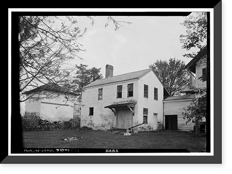 Historic Framed Print, Bluff Hall, 407 North Commissioners Avenue, Demopolis, Marengo County, AL - 16,  17-7/8" x 21-7/8"