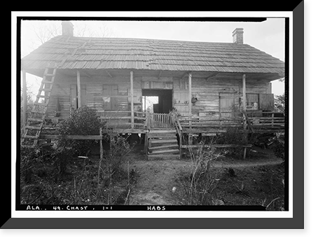 Antique Architecture - Chastang, Alabama - Zeno Chestang House (1)
