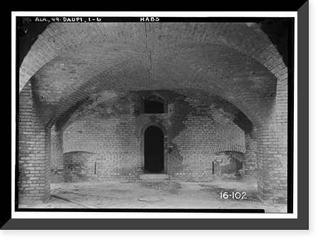 Fort Gaines, Pelican Point, Dauphin Island, Mobile County, AL - 6, Vintage Wall Art