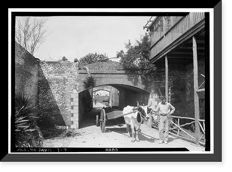 Fort Gaines, Pelican Point, Dauphin Island, Mobile County, AL - 7, Antique Poster