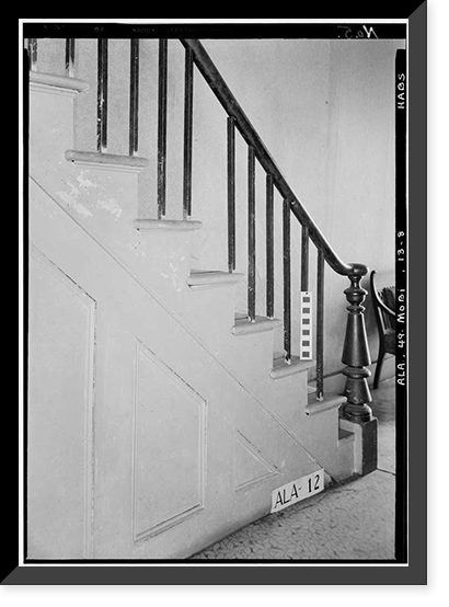 Girard Double House, 56-58 South Conception Street, Mobile, Mobile County, AL - 7, Antique Wall Art