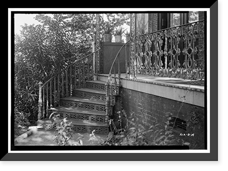 Batre-Bernheimer-Saad House, 155 Monroe Street, Mobile, Mobile County, AL, Antique Wall Art