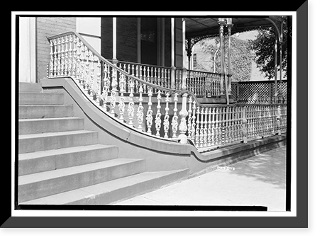 William H. Ketchum House & Gates (Ironwork), 400 Government Street, Mobile, Mobile County, AL - 3, Antique Poster