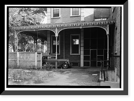 William H. Ketchum House & Gates (Ironwork), 400 Government Street, Mobile, Mobile County, AL - 4, Vintage Poster