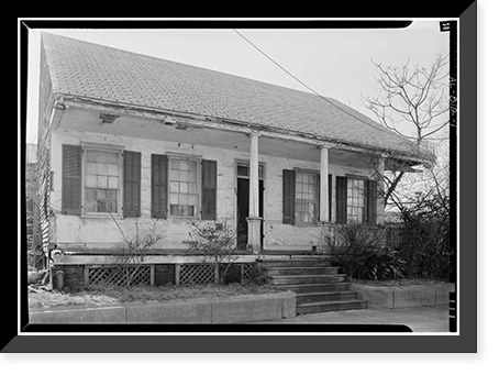 Larrouil-Arresijac House, 252 South Claiborne Street, Mobile, Mobile County, AL Classic, Antique Wall Art