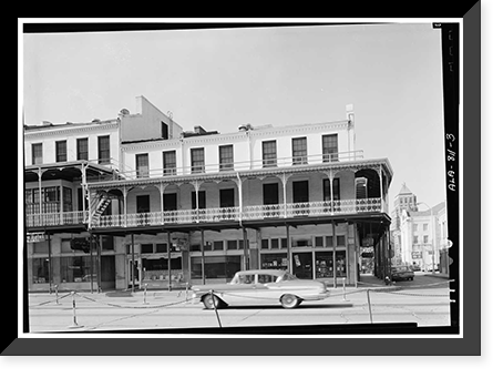 LaClede Hotel, 150-160 Government Street, Mobile, Mobile County, AL - 3, Historic Print