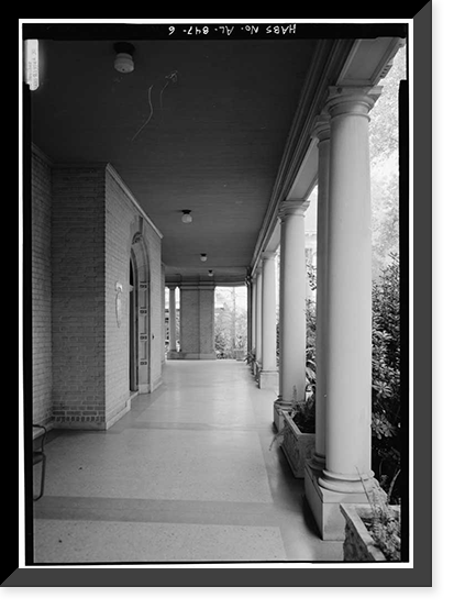 Burgess-Maschmeyer House, 1209 Government Street, Mobile, Mobile County, AL - 6, Antique Print
