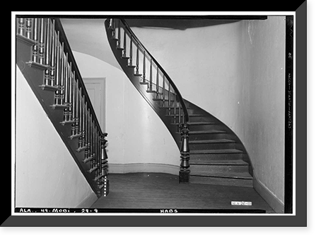 Historic Framed Print, Beehive Church, Franklin & Saint Michael Streets, Mobile, Mobile County, AL - 8,  17-7/8" x 21-7/8"