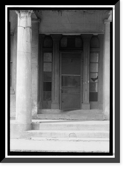 Augustine Ottenstein House, 207-209 North Jackson Street, Mobile, Mobile County, AL - 23 Classic, Vintage Print