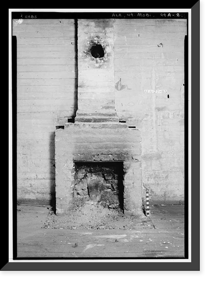 Augustine Ottenstein House, 207-209 North Jackson Street, Mobile, Mobile County, AL - 31, Antique Print