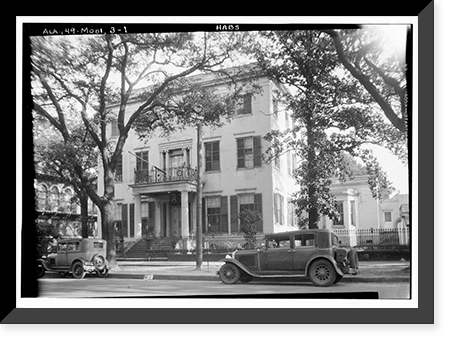 Jonathan Emanuel House, 251 Government Street, Mobile, Mobile County, AL, Historic Reproduction