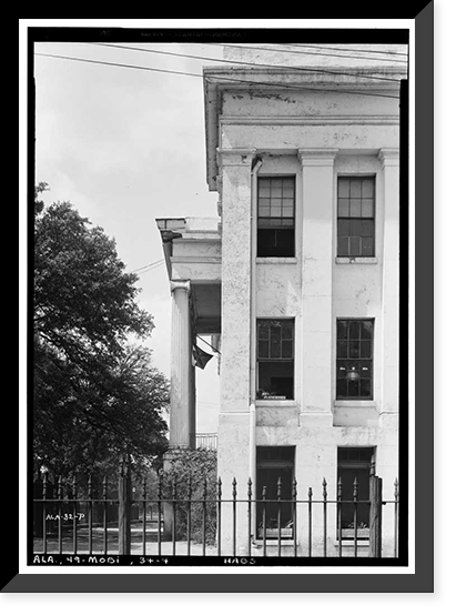 Barton Academy, Government Street, Mobile, Mobile County, AL - 4, Antique Poster