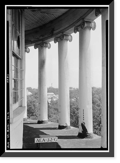 Barton Academy, Government Street, Mobile, Mobile County, AL - 9 Classic, Antique Print