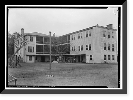 Protestant Orphans' Asylum, 911 Dauphin Street, Mobile, Mobile County, AL - 2, Antique Print