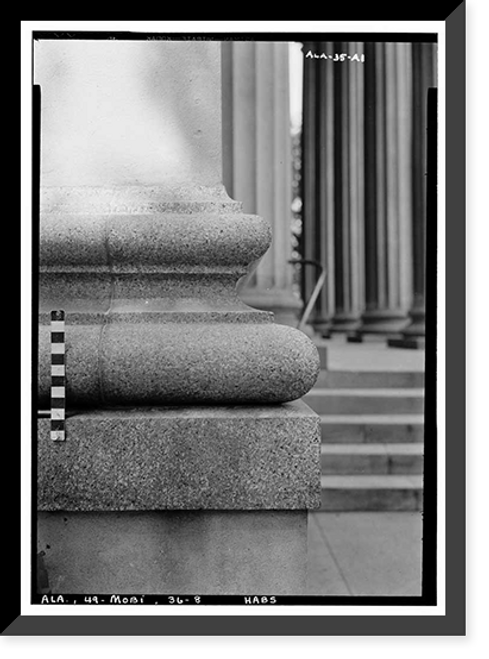 Historic Framed Print, Cathedral of the Immaculate Conception, South Claiborne Street, Mobile, Mobile County, AL - 8,  17-7/8" x 21-7/8"
