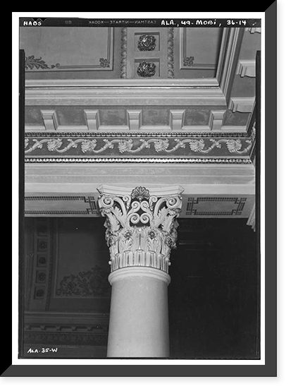Cathedral of the Immaculate Conception, South Claiborne Street, Mobile, Mobile County, AL - 14, Historic Print