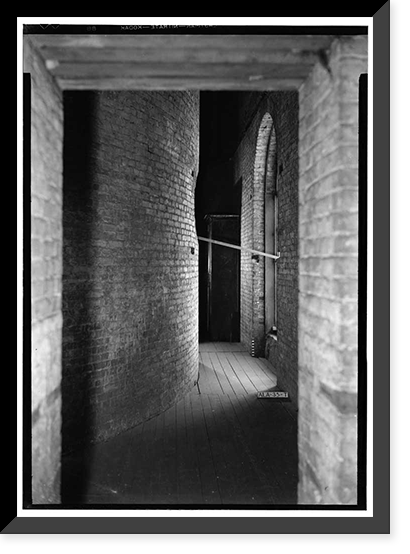 Historic Framed Print, Cathedral of the Immaculate Conception, South Claiborne Street, Mobile, Mobile County, AL - 33,  17-7/8" x 21-7/8"