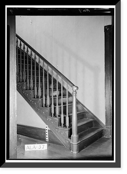Bishop Michael Portier House, 307 Conti Street, Mobile, Mobile County, AL - 10 Classic, Antique Poster