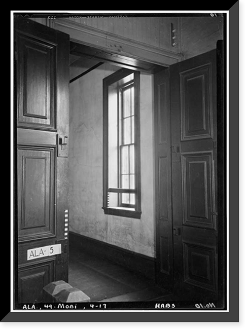 Historic Framed Print, Southern Market & Municipal Building, 107-115 South Royal Street, Mobile, Mobile County, AL - 17,  17-7/8" x 21-7/8"