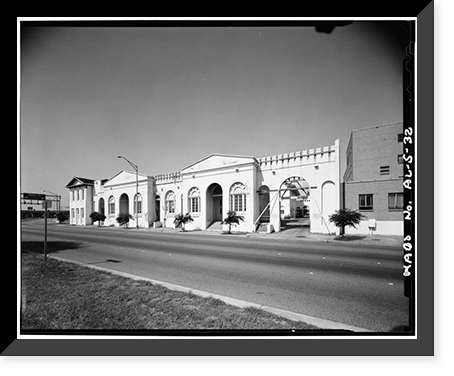 Southern Market & Municipal Building, 107-115 South Royal Street, Mobile, Mobile County, AL - 32, Vintage Print