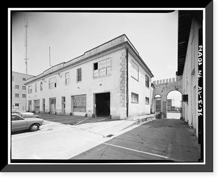 Southern Market & Municipal Building, 107-115 South Royal Street, Mobile, Mobile County, AL - 36, Vintage Print