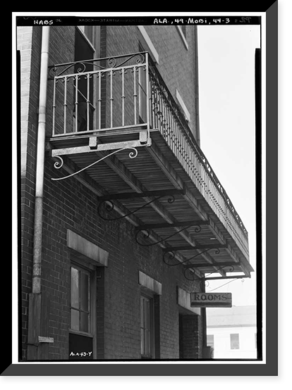 Gibbons-Torry House, Gate & Privy, 60 South Conception Street, Mobile, Mobile County, AL - 3 Classic, Vintage Poster