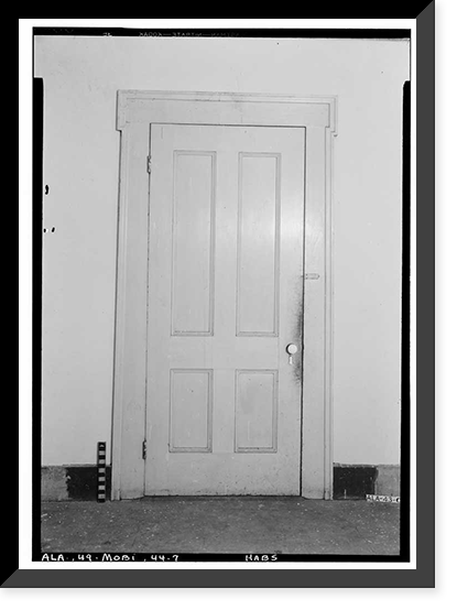 Gibbons-Torry House, Gate & Privy, 60 South Conception Street, Mobile, Mobile County, AL - 7 Classic, Antique Poster