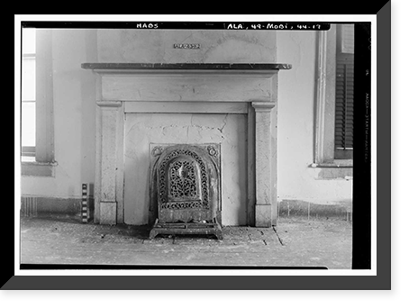 Gibbons-Torry House, Gate & Privy, 60 South Conception Street, Mobile, Mobile County, AL - 16, Vintage Print